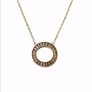 Michael Kors Circle Baguette Necklace